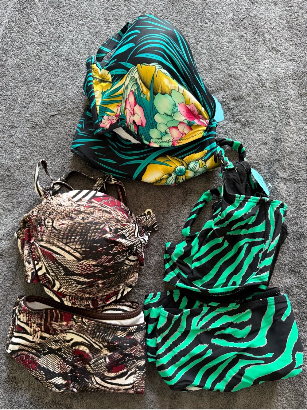 Woman’s Two-Piece Swimsuits Lot of 3